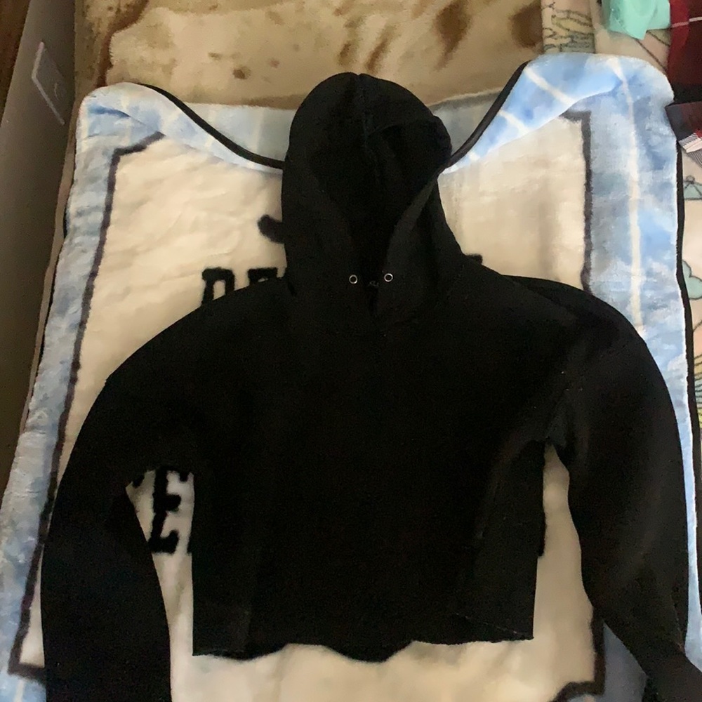 Crop Top Hoodie Jacket
